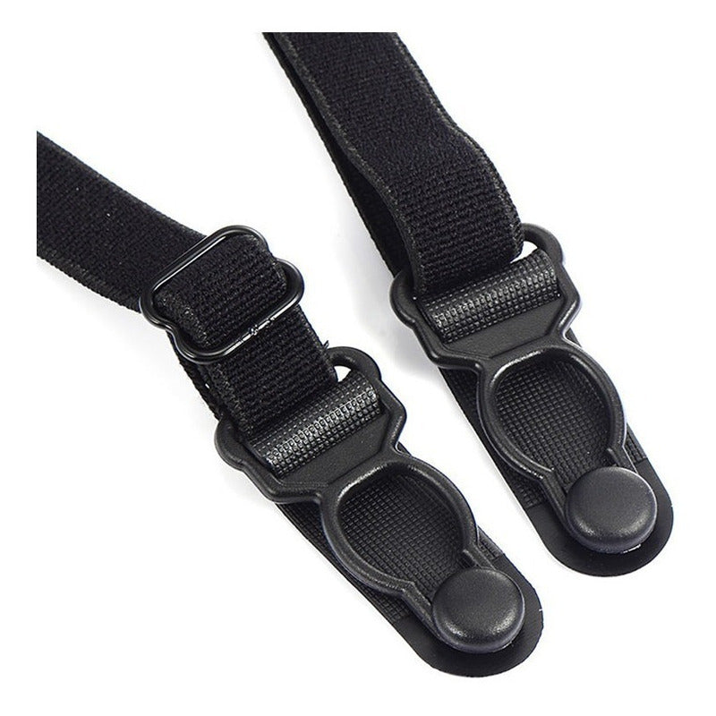 Suspensor Sujetador De Camisa Unisex Broches De Goma