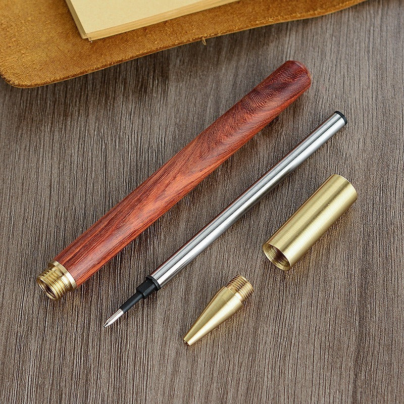 Lápiz Bolígrafo Punta Bola Cuerpo De Madera Mod. Tube