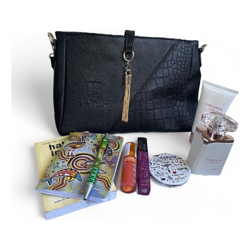 Cartera Bandolera Luxher Moda Elegante Eco Cuero Mod Londres