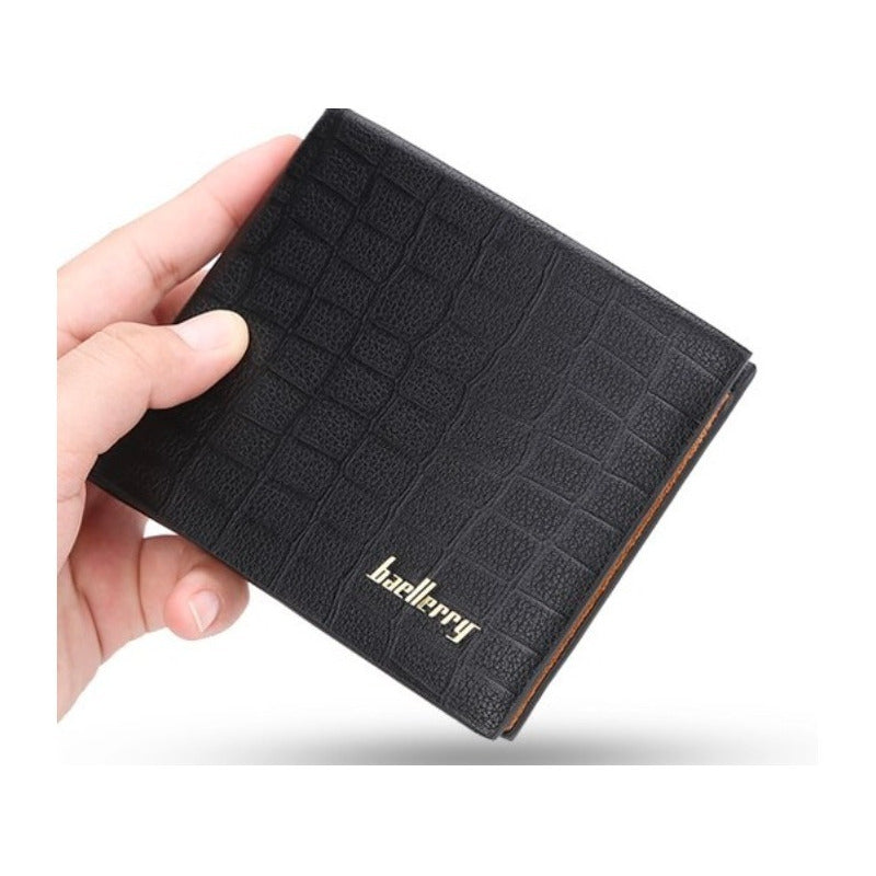 Billetera Cuero Pu Lujo Baellery Alta Calidad