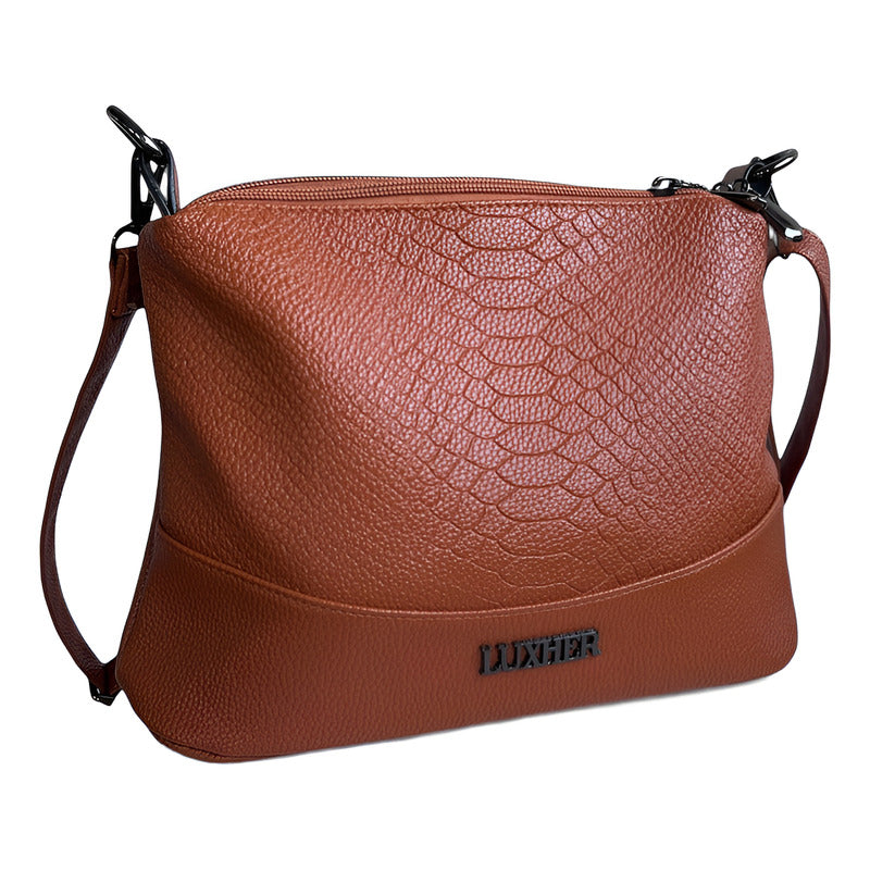 Cartera Bandolera Luxher Moda Elegante Eco Cuero Mod. Seúl
