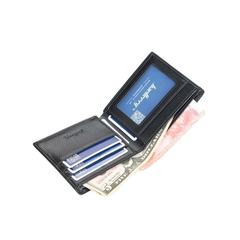 Billetera Hombre De Cuero Pu Baellerry Mod. Square