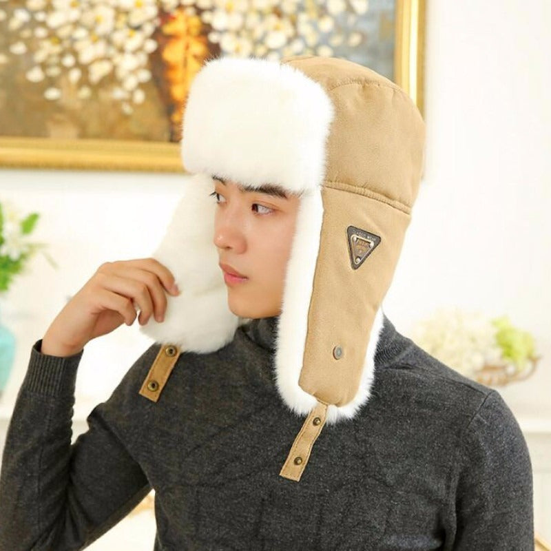 Gorro/gorro Ruso De Lona Unisex Cálido Invierno Mod. Winter