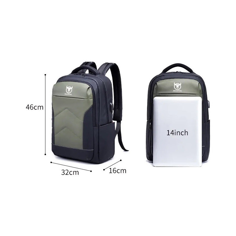 Mochila Estudio Viaje Microfibra Bull Captain Mod. Study