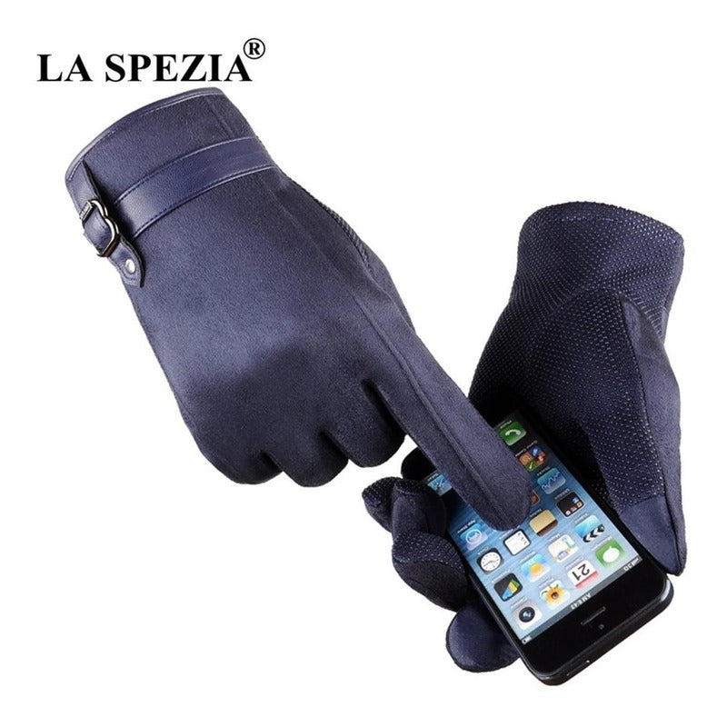 Guantes De Hombre Invierno De Terciopelo Laspezia Mod. Fines