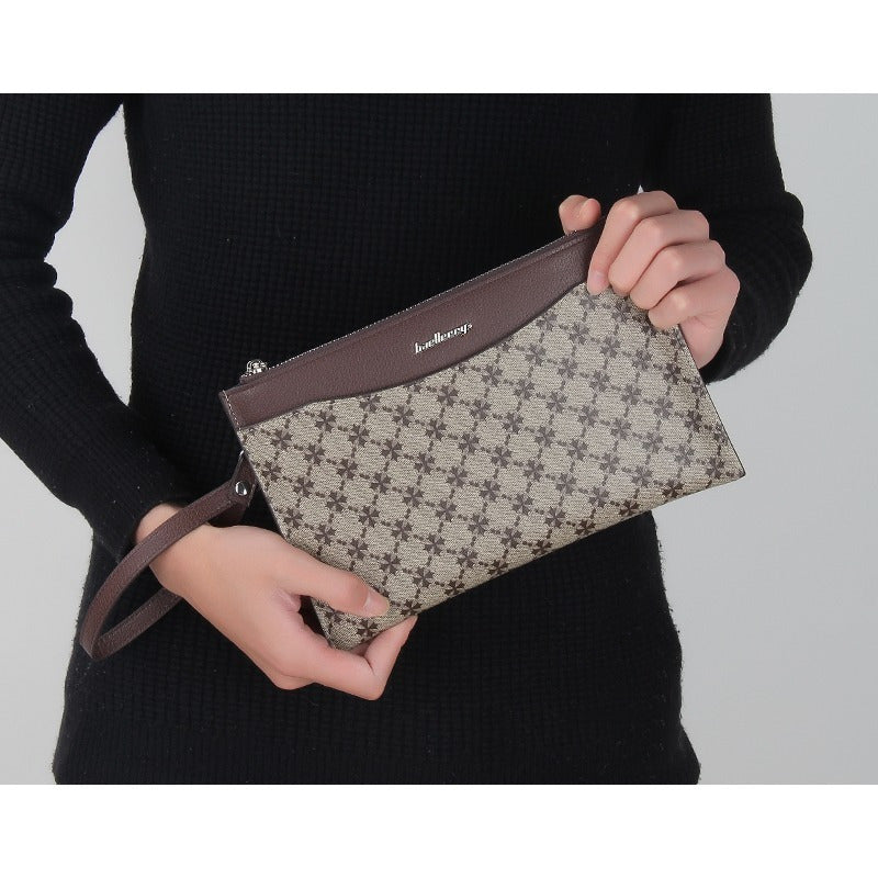 Billetera Bolso Elegante Cuero Pu Baellerry Mod. King