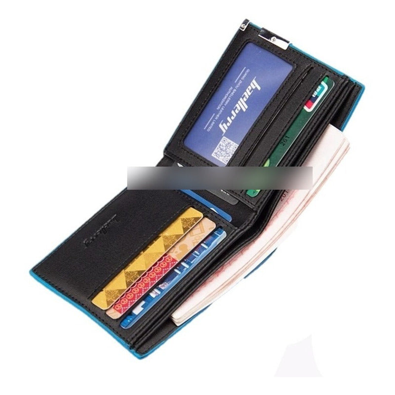 Billetera Hombre De Cuero Pu Baellerry Mod. Bluse