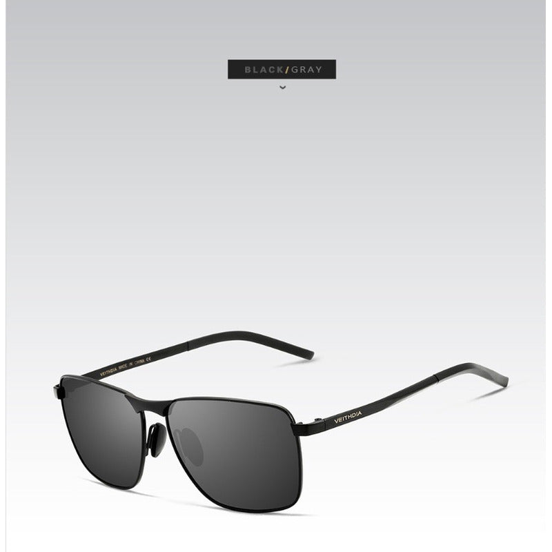 Lentes De Sol Polarizados Veithdia Protec Uv400 Mod Aviador