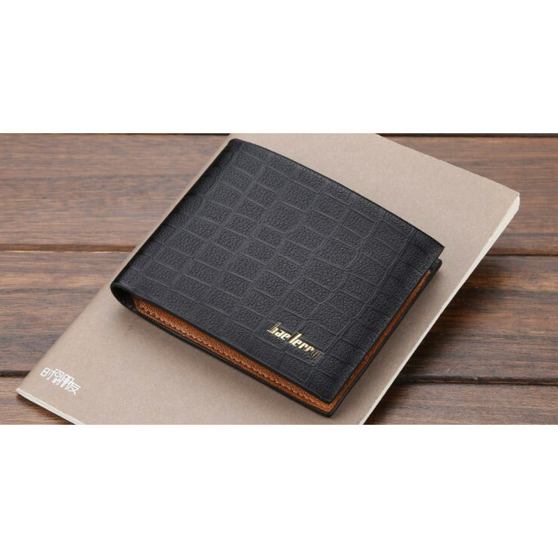 Billetera Cuero Pu Lujo Baellery Alta Calidad