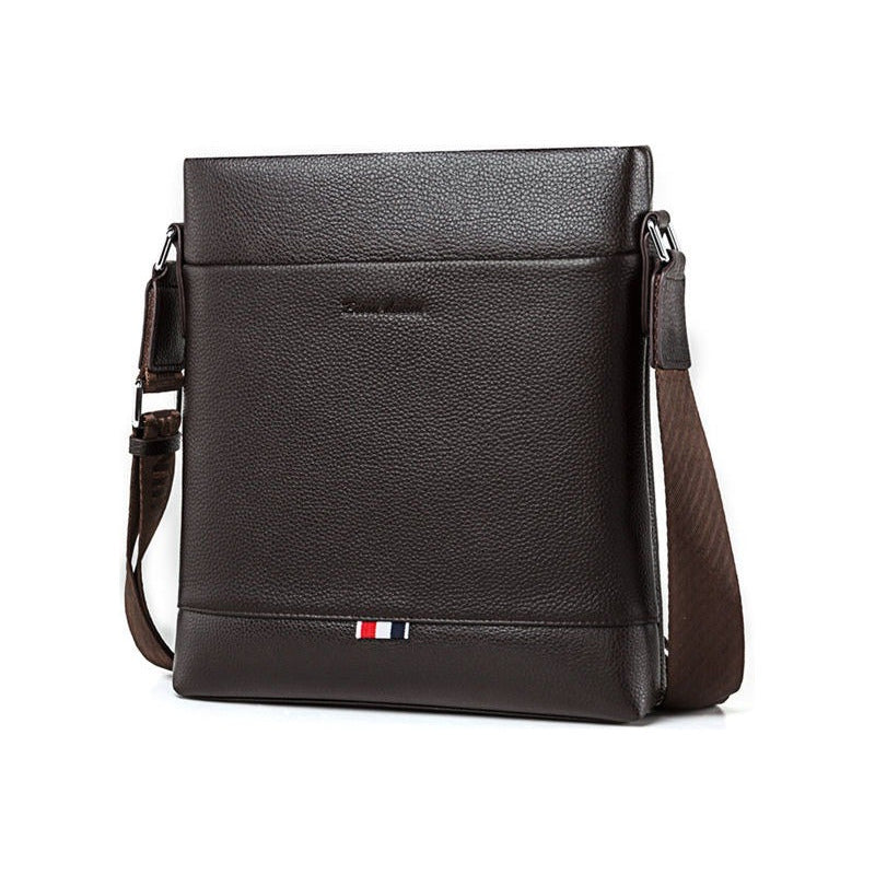 Bolso Bandolera Cuero Genuino Lujo Bison Denim Mod Mates