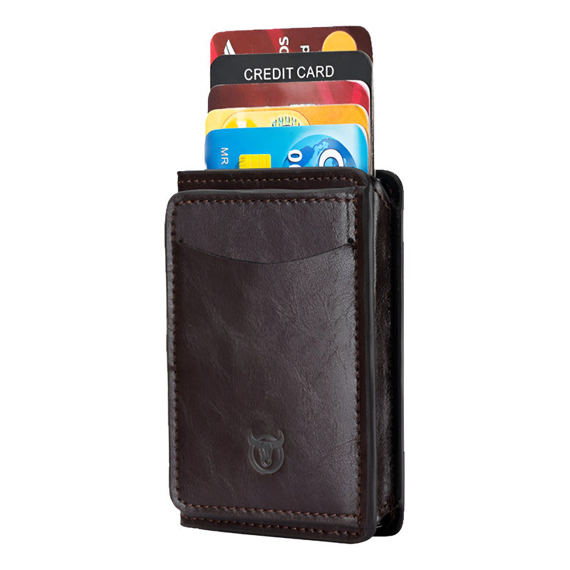 Tarjetero Billetera Cuero Bull Captain Protec Rfid Mod Bully