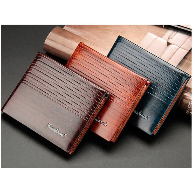 Billetera Casual De Cuero Pu Fuerdanni Excelente Calidad