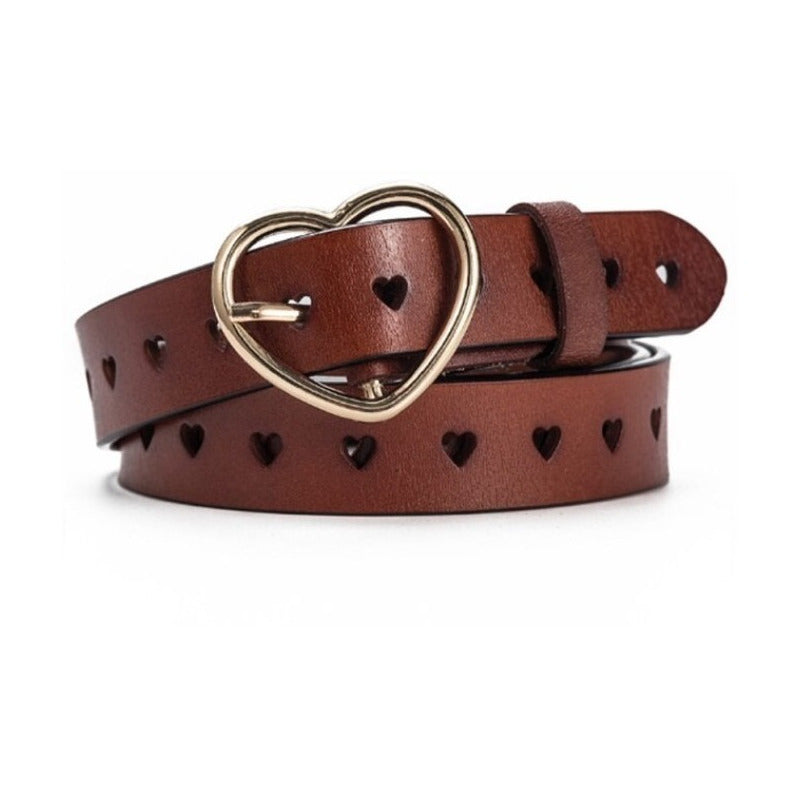 Cinturón Mujer Cuero Genuino Coolerfire Mod. Heart