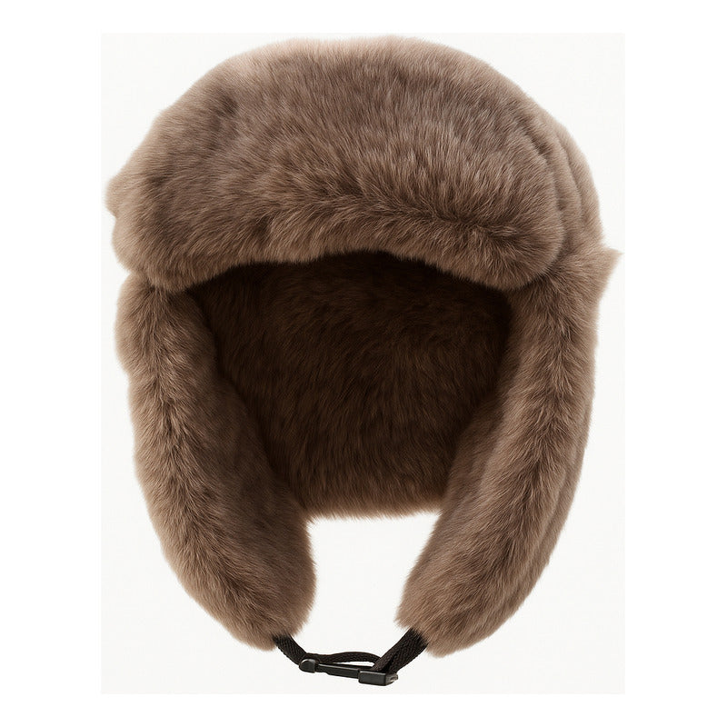 Gorro Ruso Luxher Invierno Eco Cuero Unisex Mod. Boreal