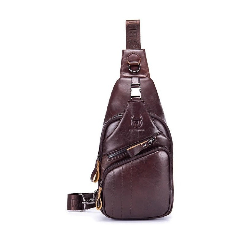 Bolso/bandolera Hombre Cuero Genuino Bull Captain Mod. Cross