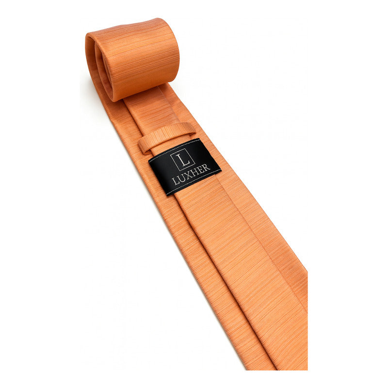 Set Corbata, Pañuelo Y Colleras Seda Lujo Luxher Mod Jasper