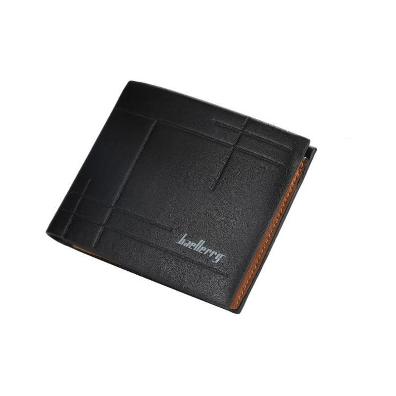 Billetera Hombre De Cuero Pu Baellerry Mod. Line