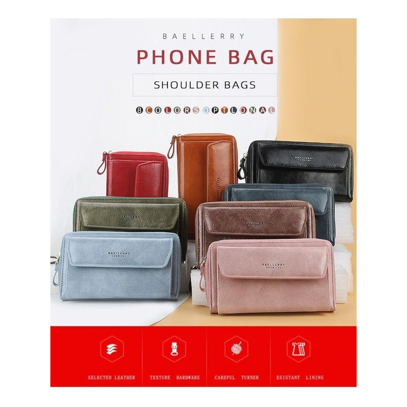 Billetera/cartera Mujer Cuero Pu Baellerry Mod. Frost