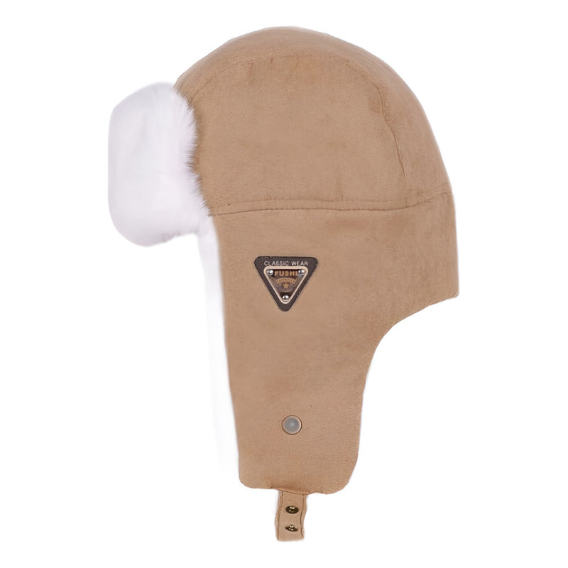 Gorro/gorro Ruso De Lona Unisex Cálido Invierno Mod. Winter