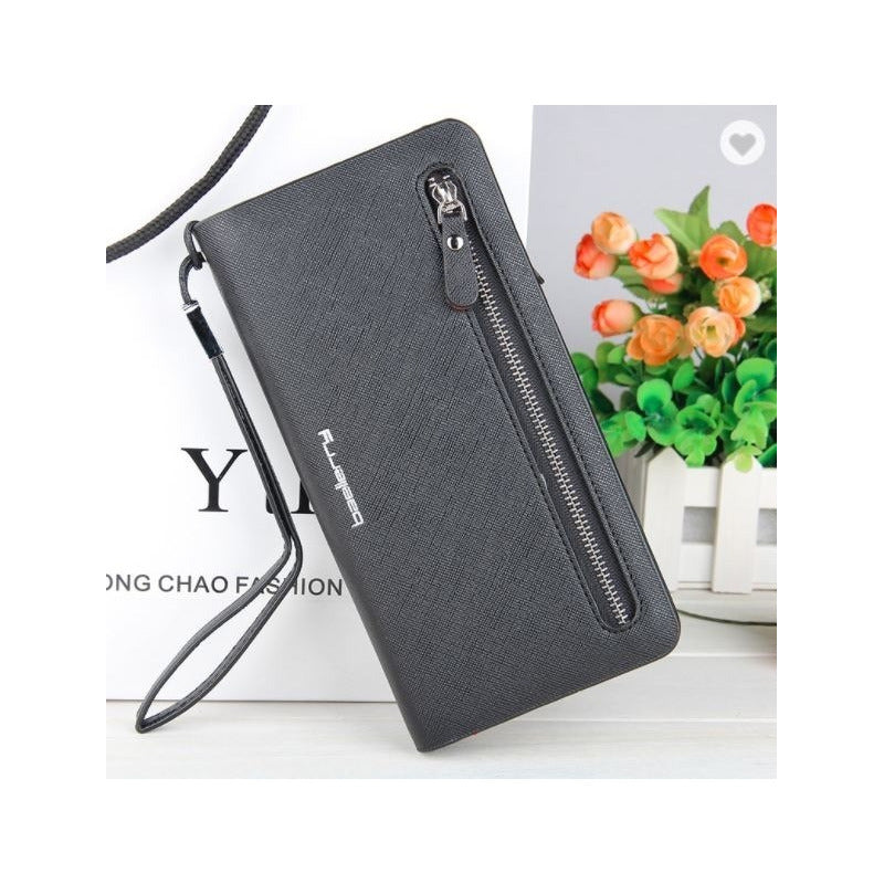 Billetera/chequera Larga Mujer Cuero Pu Baellerry Mod Orchid