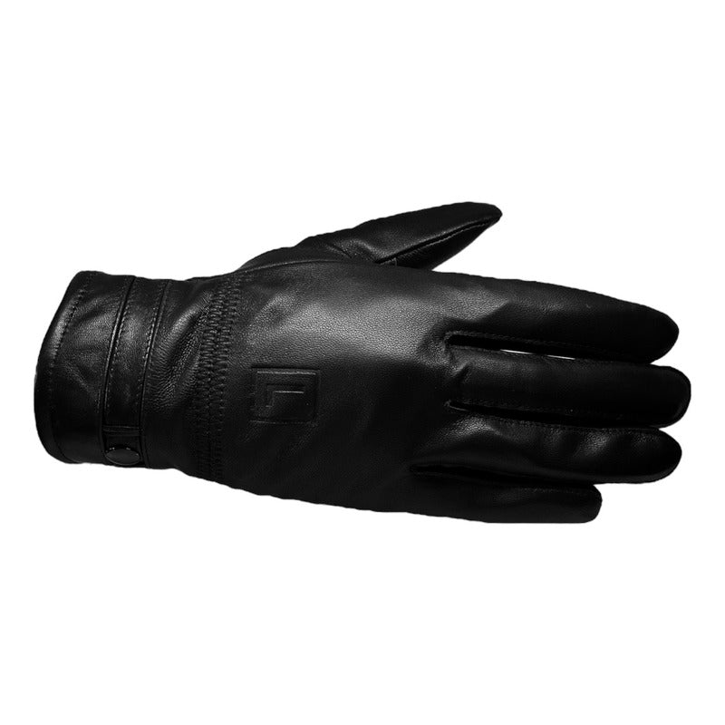 Guantes Invierno Luxher De Hombre Cuero De Oveja Mod Onix