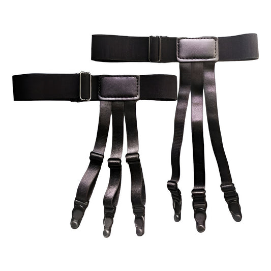 Suspensor Sujetador De Camisa Unisex Broches De Goma