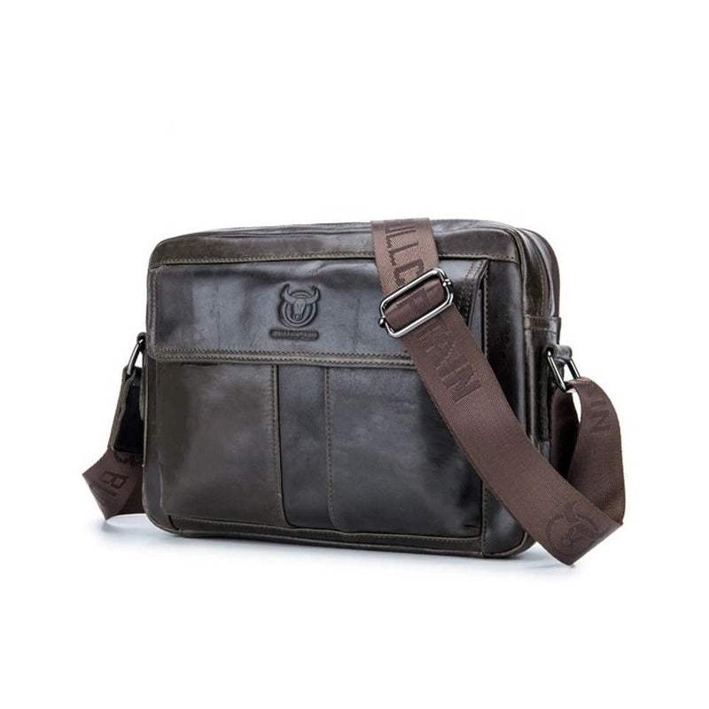 Bolso/bandolera Cuero Genuino Bull Captain Mod. Front