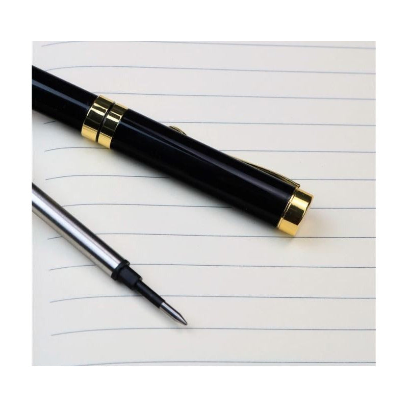 Bolígrafo/pluma Estilográfica Con Funda Lujo Mod Noble