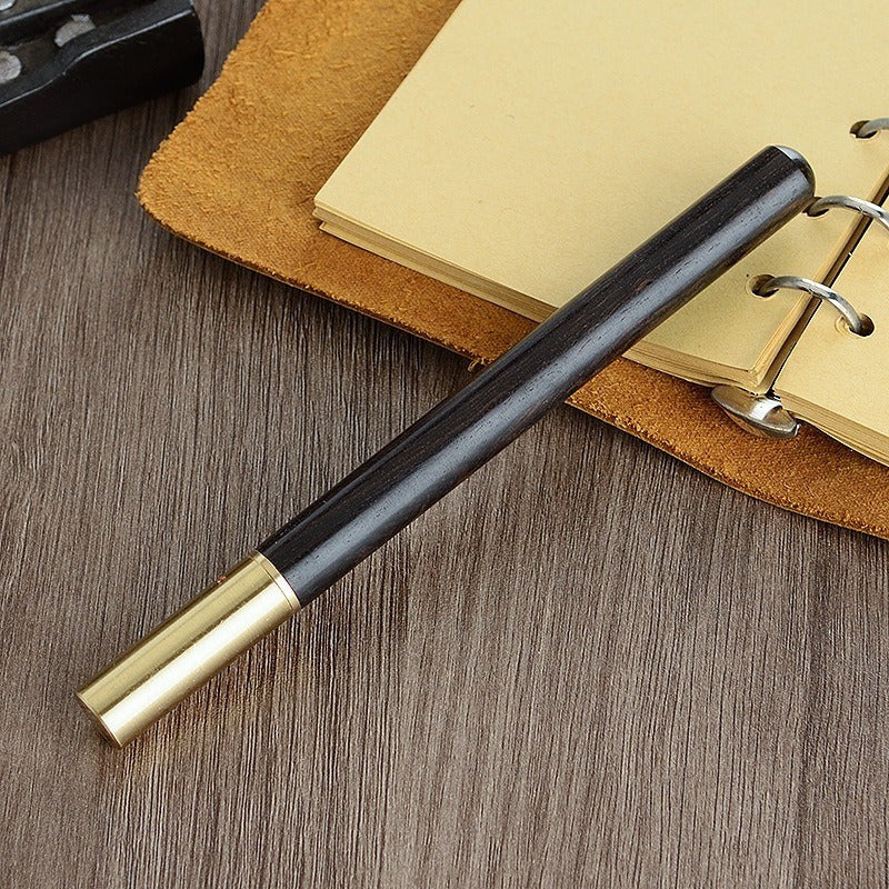 Lápiz Bolígrafo Punta Bola Cuerpo De Madera Mod. Tube