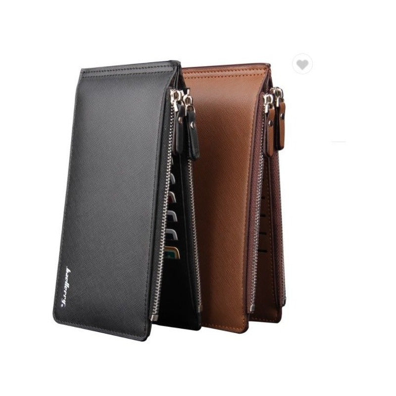 Billetera Tarjetero Hombre De Cuero Pu Baellerry Mod. Paper