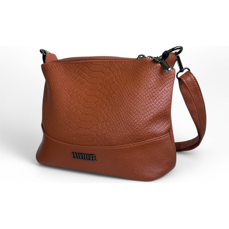 Cartera Bandolera Luxher Moda Elegante Eco Cuero Mod. Seúl