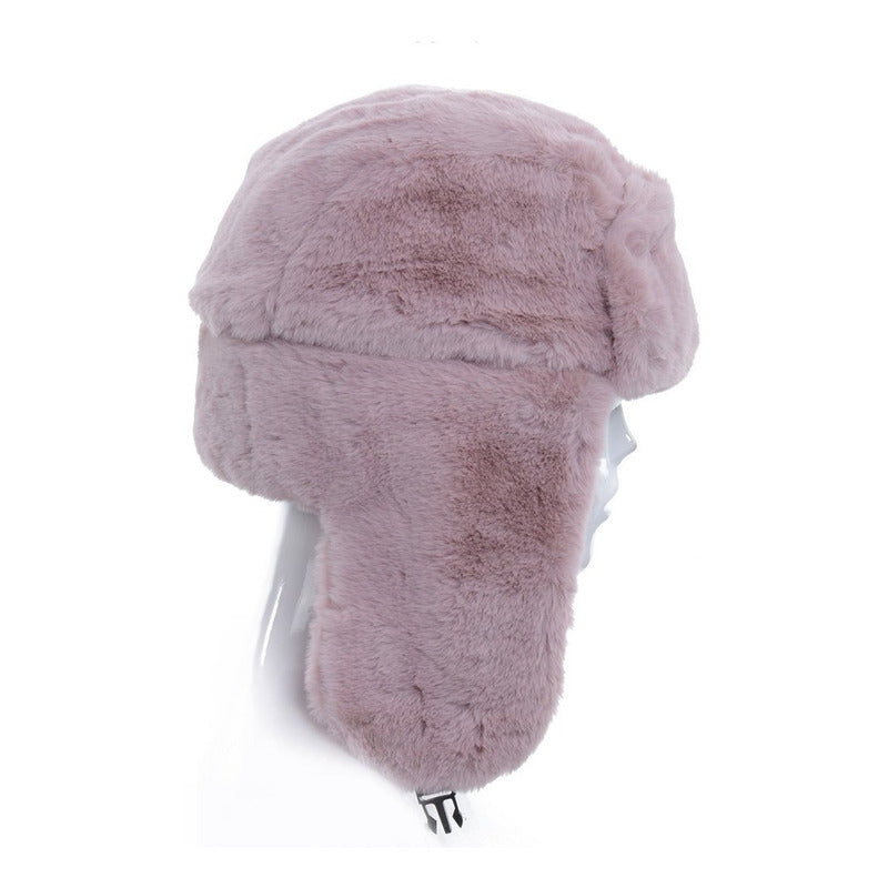 Gorro Mujer Algodón Cálido Invierno Modelo Rabbit