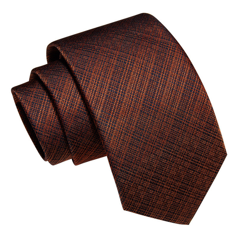 Set Corbata, Pañuelo Y Colleras Seda Luxher Mod Elegance