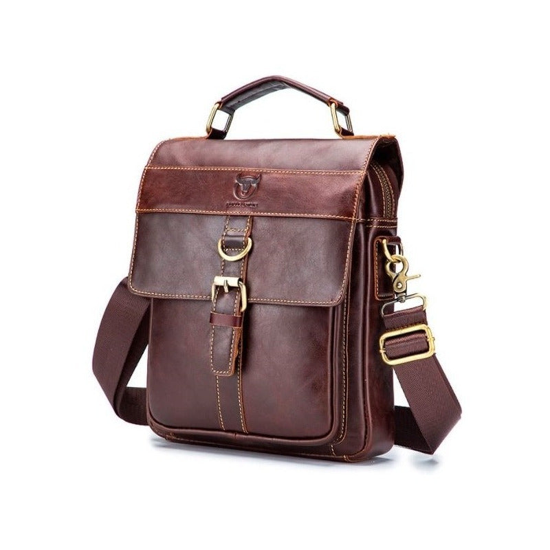 Bolso/bandolera Hombre Cuero Genuino Bull Captain Mod. Land