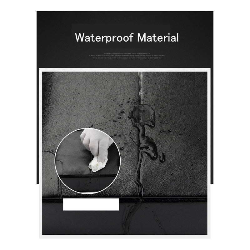 Bolso Bandolera Cuero Genuino Lujo Bison Denim Mod Corner