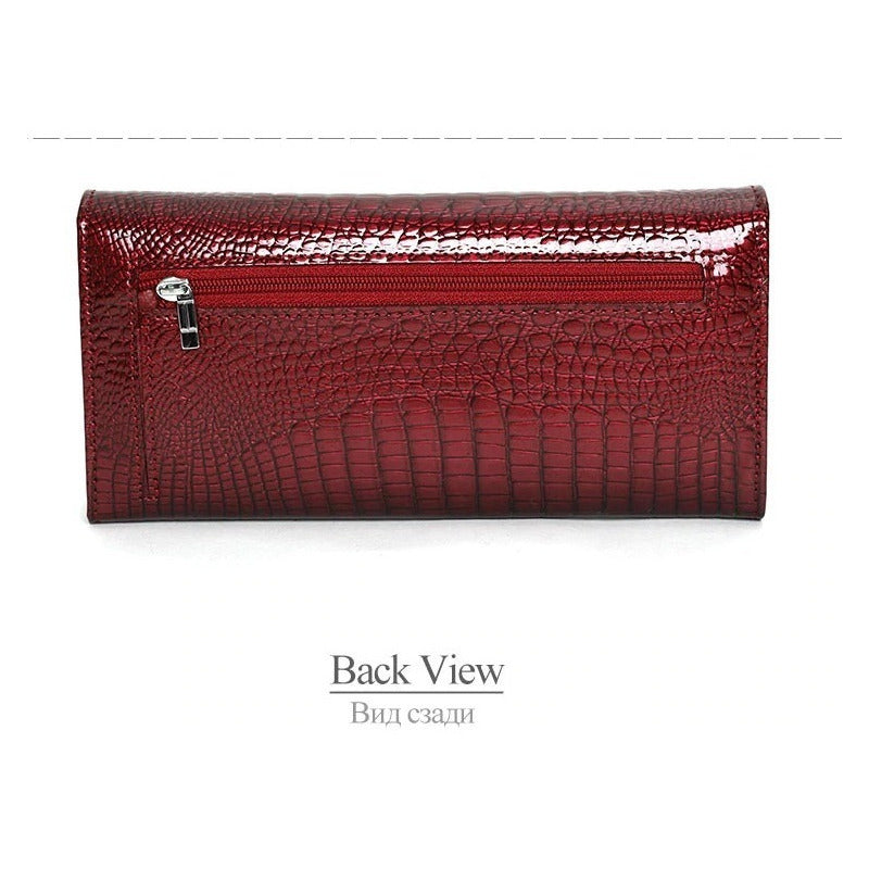 Billetera Larga Mujer Cuero Genuino Vickaweb Mod. Beauty