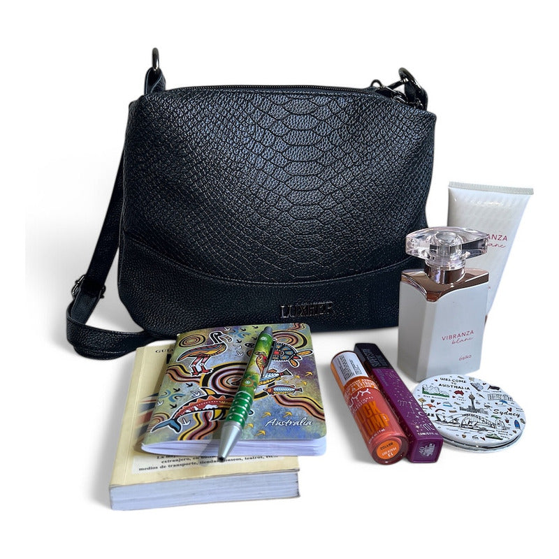 Cartera Bandolera Luxher Moda Elegante Eco Cuero Mod. Seúl