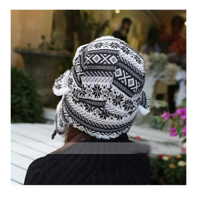 Gorro/gorro Ruso De Mujer Cálido Invierno Mod. Andino