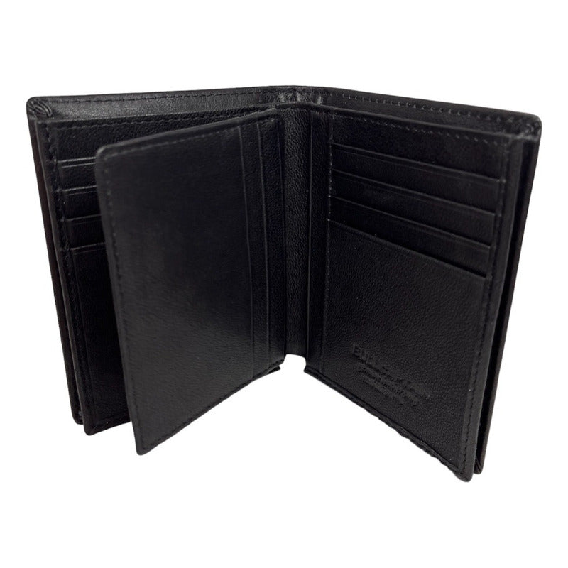 Billetera Cuero Genuino Bull Captain Protec Rfid Mod Spare