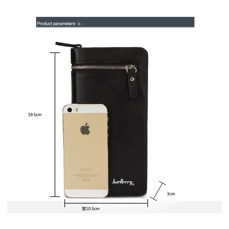 Chequera Hombre De Cuero Pu Baellerry Mod. Rever