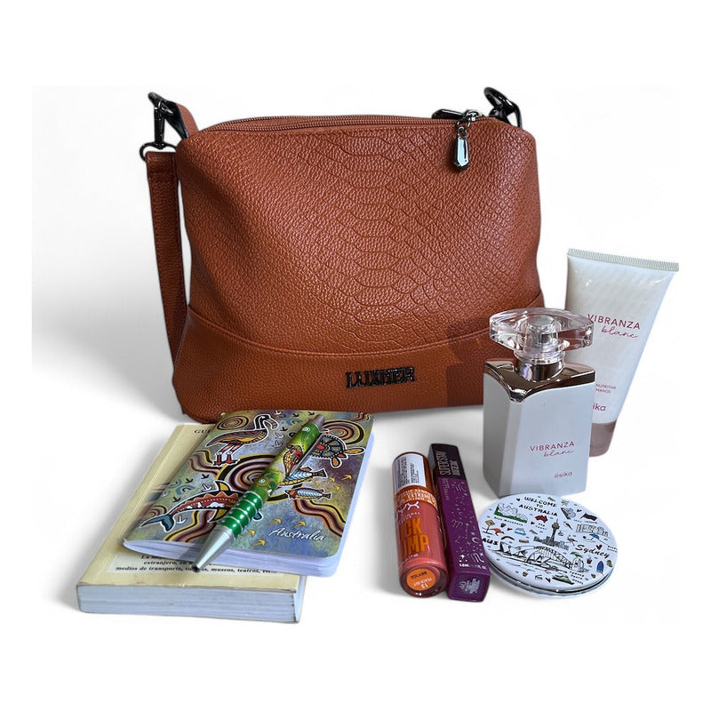 Cartera Bandolera Luxher Moda Elegante Eco Cuero Mod. Seúl