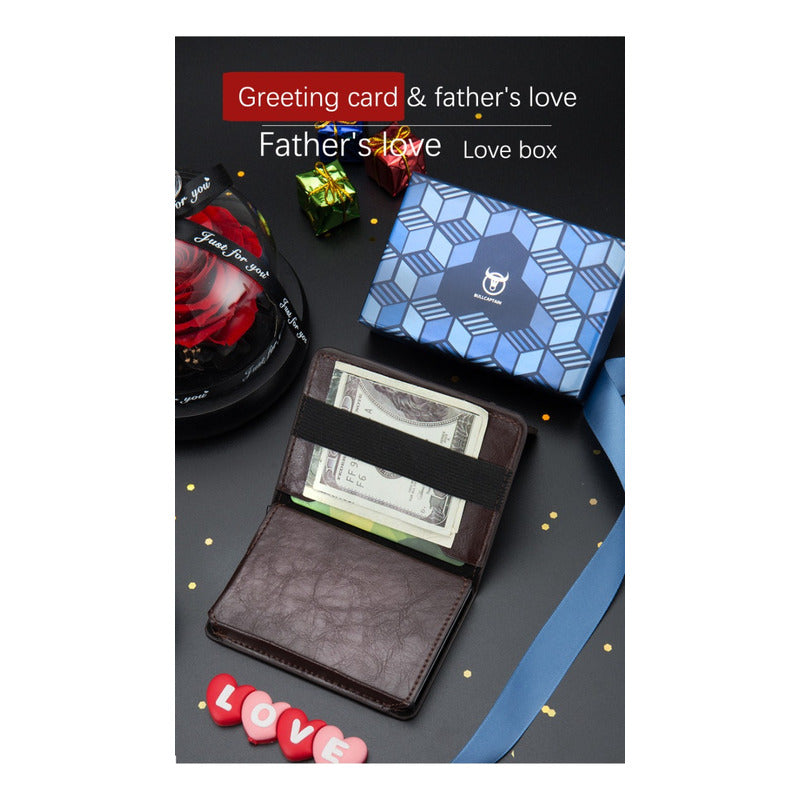 Tarjetero Billetera Cuero Bull Captain Protec Rfid Mod Bully