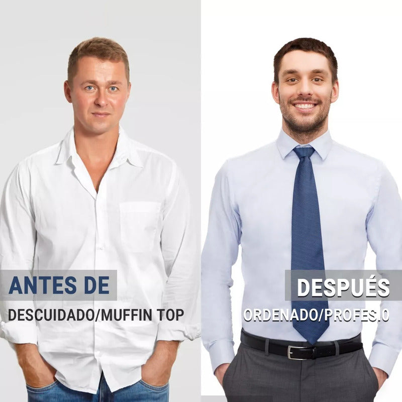 Suspensor Sujetador De Camisa Unisex Broches Metálicos