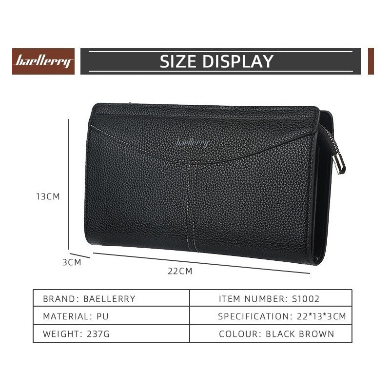 Cartera De Mano Elegante Cuero Pu Baellerry Mod. Fury