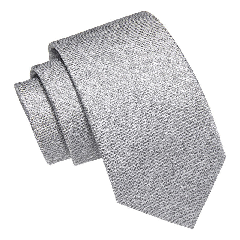 Set Corbata, Pañuelo Y Colleras Seda Luxher Mod Elegance