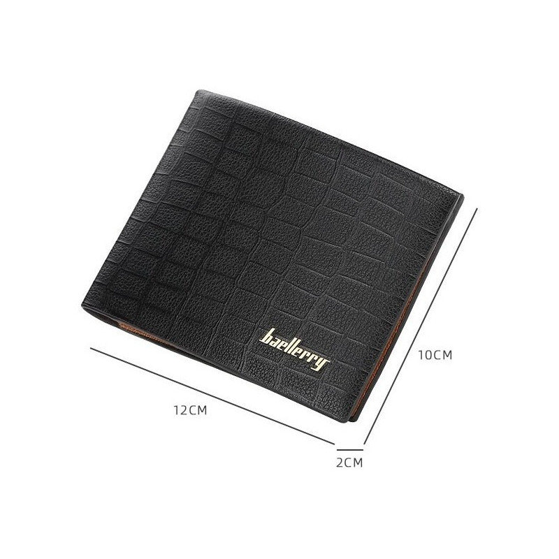 Billetera Cuero Pu Lujo Baellery Alta Calidad