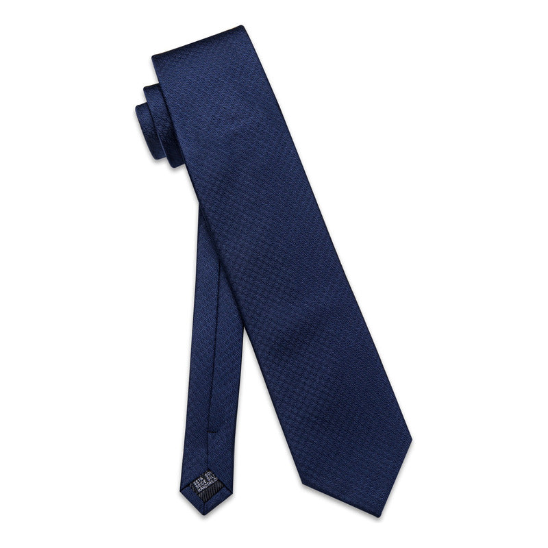 Set Corbata, Pañuelo Y Colleras Seda Luxher Mod Elegance