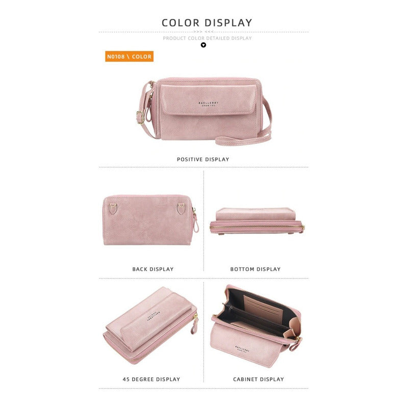 Billetera/cartera Mujer Cuero Pu Baellerry Mod. Frost