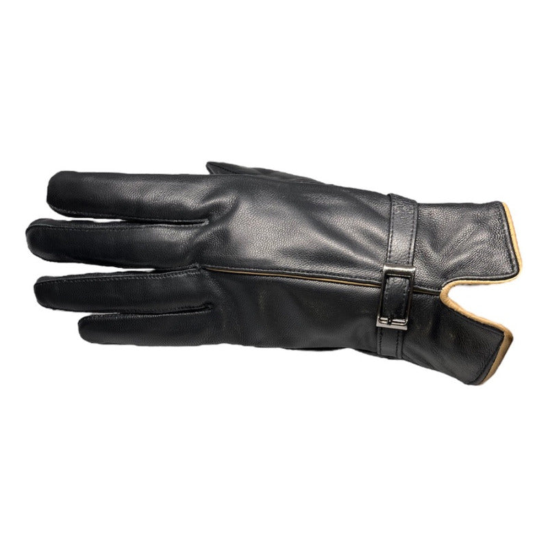 Guantes Invierno De Mujer Cuero Piel De Oveja Mod. Rim