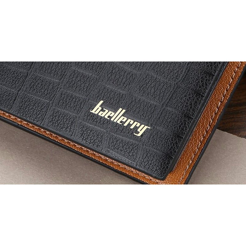 Billetera Cuero Pu Lujo Baellery Alta Calidad